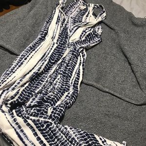 Navy and white maxi